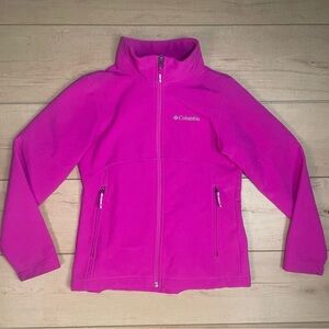 Columbia Girls M 10/12 Vibrant Pink Ruffle Jacket